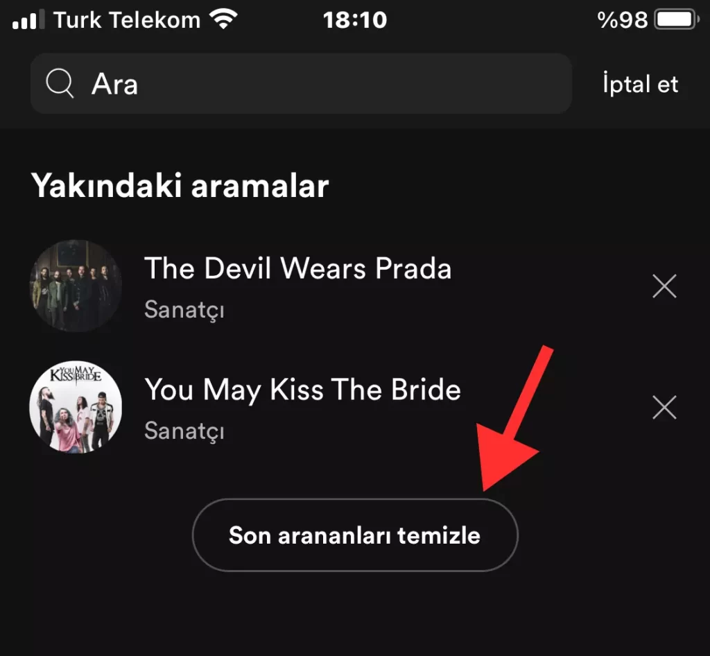 Spotify-Dinleme-Geçmişi-Silme-Mobil-1